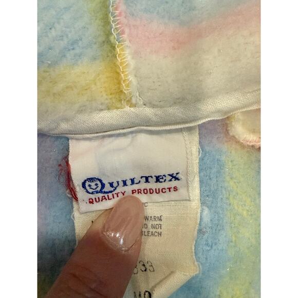 Quiltex Baby Winter Snowsuit Fleece One Piece Retro Infant 9 Months Warm Outdoor - Picture 7 of 8